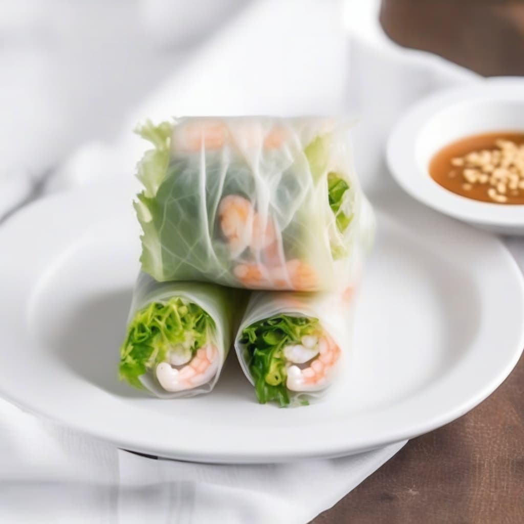 Shrimp Spring Roll (with 1 peanut sauce)