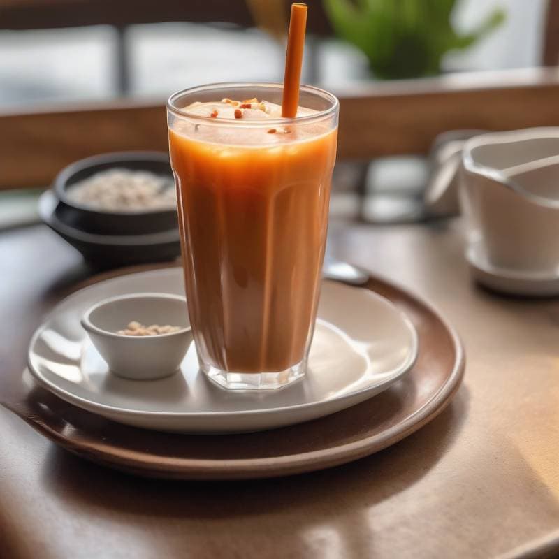 Thai Iced Tea with Oat Milk