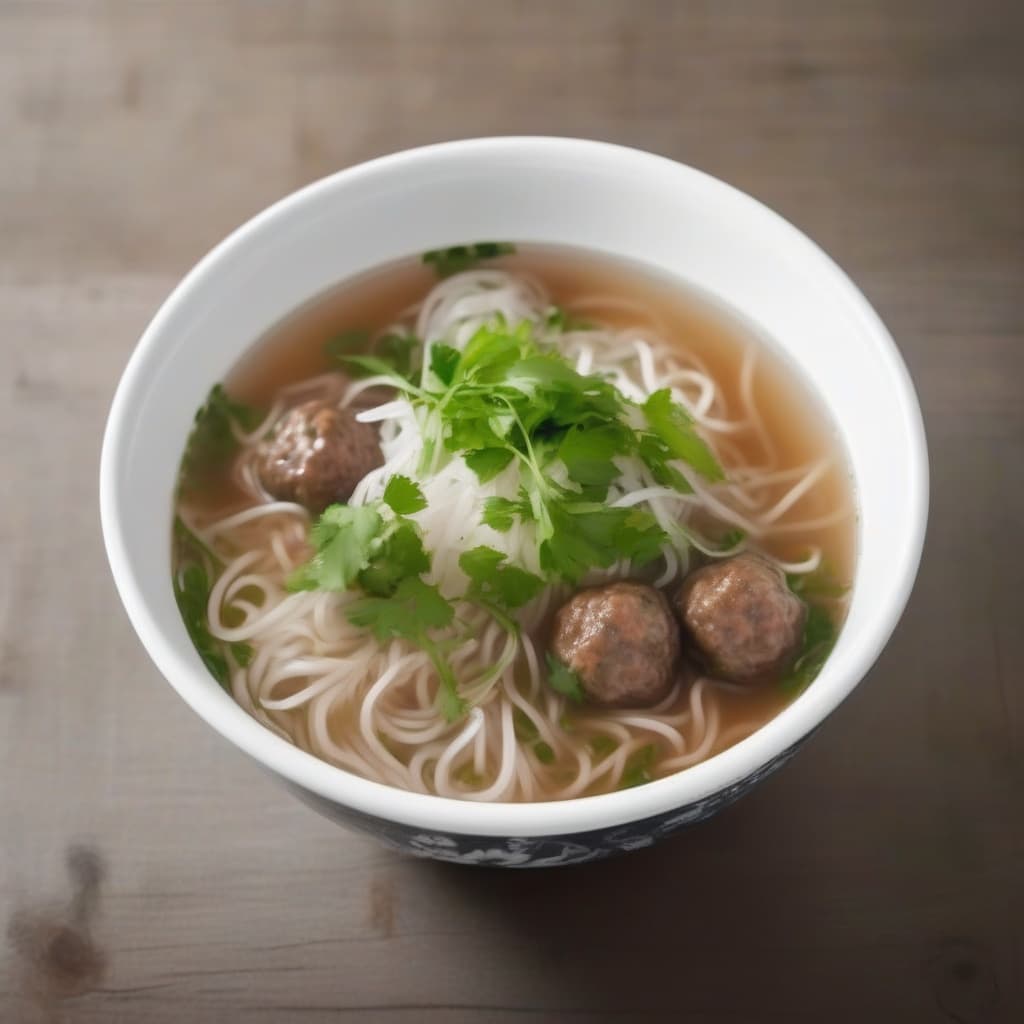 2. Meatball Pho (Bo Vien)