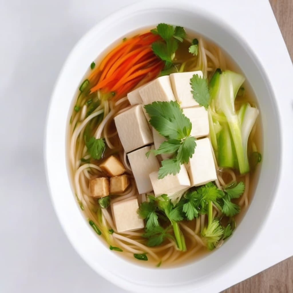 7. Assorted Vegetables & Tofu Pho